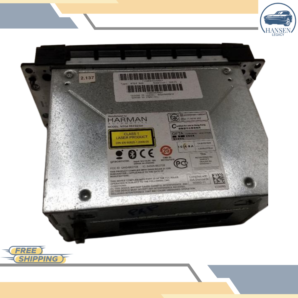 2013–2014 DODGE Challenger AM-FM-CD-DVD-H<wbr/>DD Navigation UConnect Radio RHR OEM — view 2