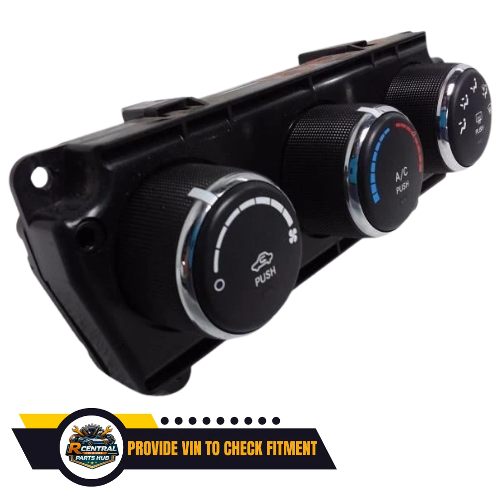 2011–2013 Jeep Wrangler Manual AC Heater Temperature Control OEM — view 2
