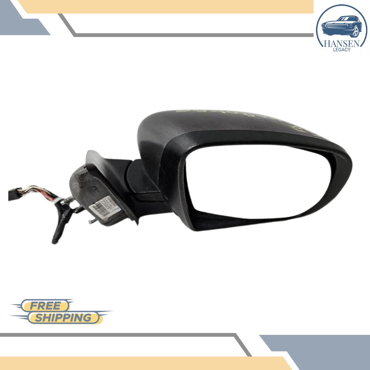 2014–2021 Jeep Cherokee Right Passenger Side View Door Mirror Black RH — view 5
