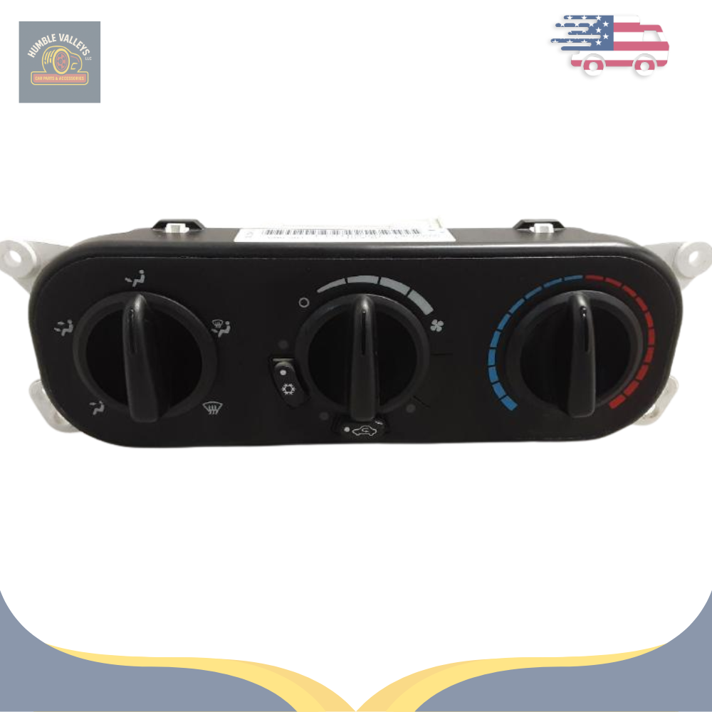 2007–2010 Jeep Wrangler AC Heater Manual Climate Temperature Control Black OEM — view 1
