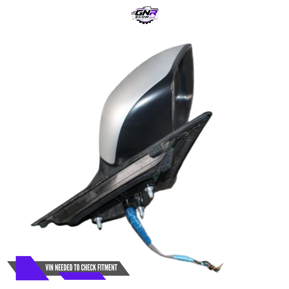 2014–2021 Infiniti Q50 Right Passenger Side Door Mirror Heated Gray — view 4
