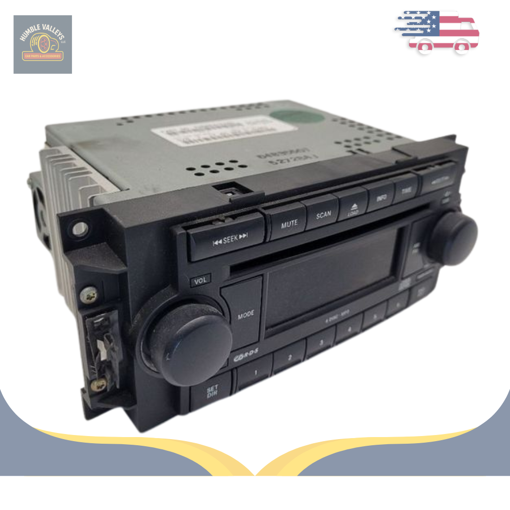 2006–2007 Jeep Commander Grand Cherokee MP3 6 CD Changer Radio Receiver RAQ OEM — view 3
