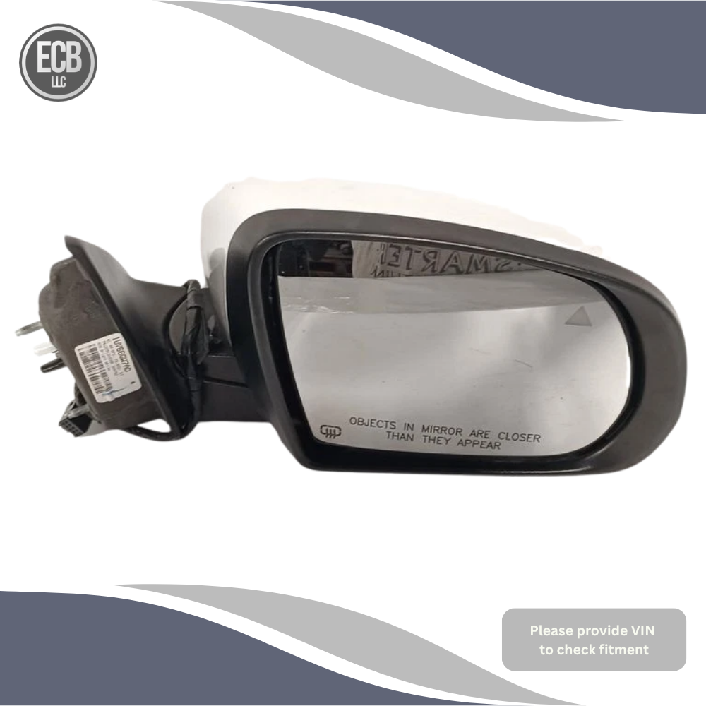 2014–2021 Jeep Cherokee Right Passenger Side View Door Mirror White OEM — view 2