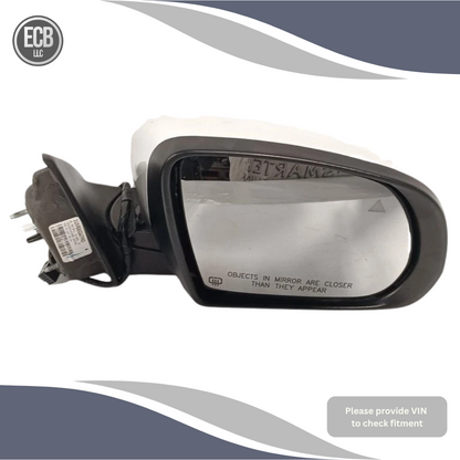 2014–2021 Jeep Cherokee Right Passenger Side View Door Mirror White OEM — view 2