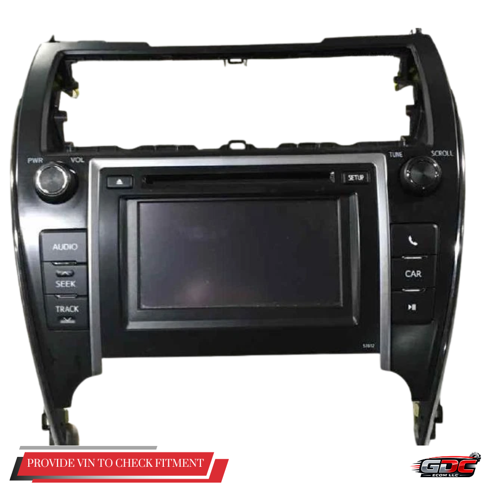 2012 Toyota Camry Radio Display & Receiver OEM — view 1