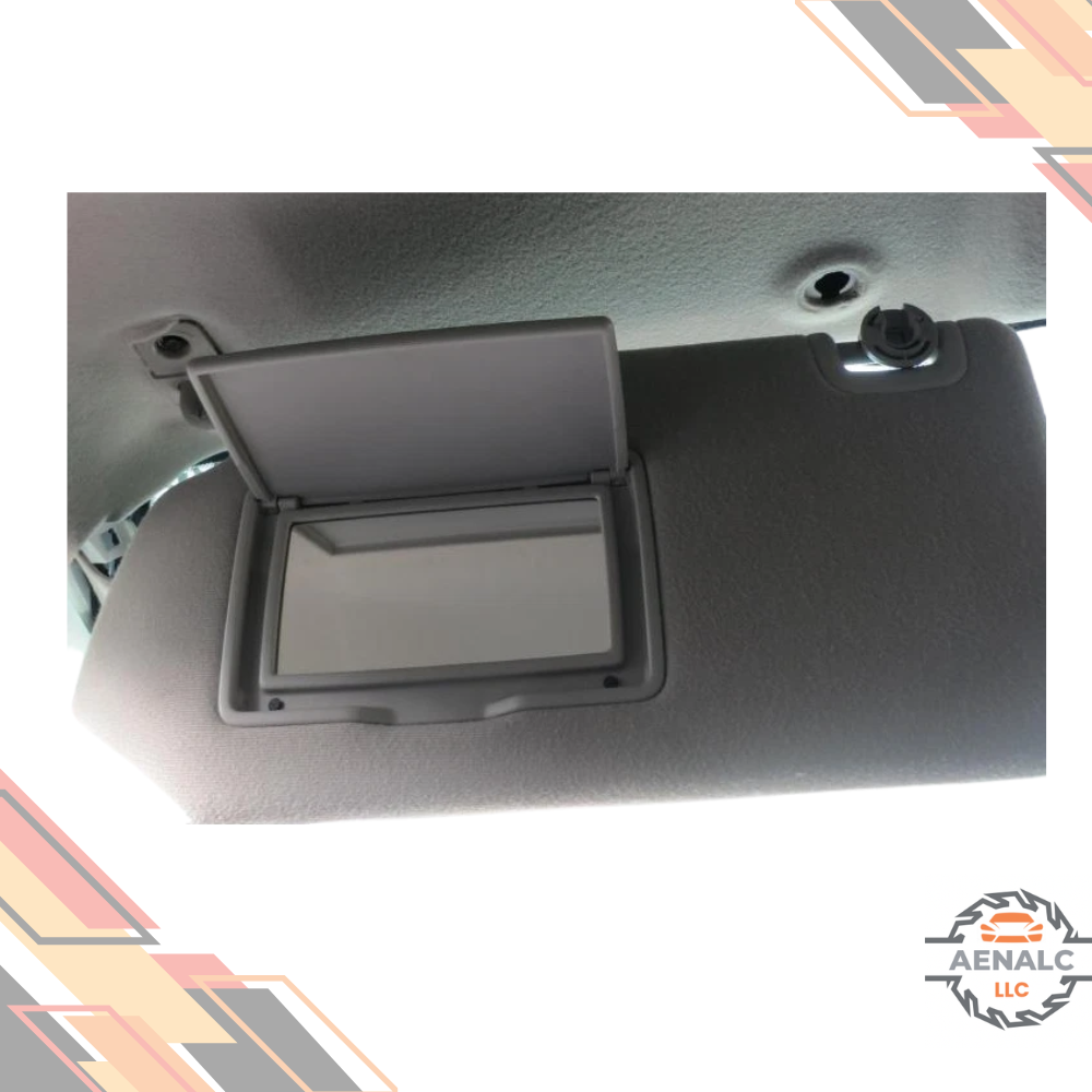 2013–2021 Nissan Frontier Left Driver Side Sun Visor Gray OEM — view 1